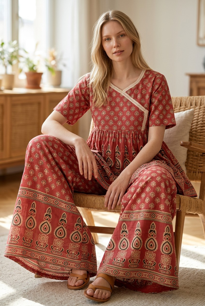 Ajrakh co-ord set